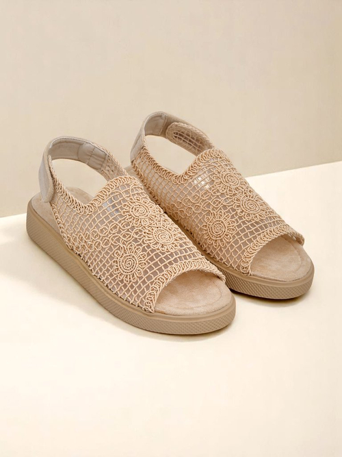 Royalfashion Жіночі ажурні сандалі з верхом Levay