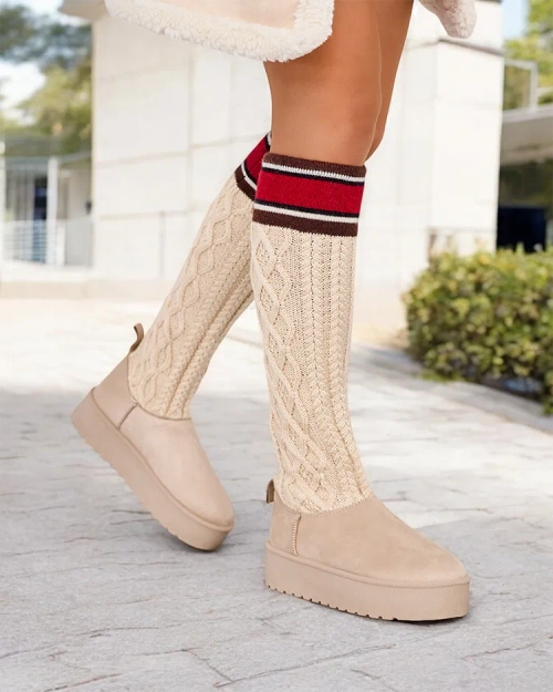 Жіночі зимові черевики Royalfashion з ковзаючим від ділянкою Кокумі