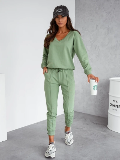 Royalfashion Жіночий котоновий повсякденний комплект