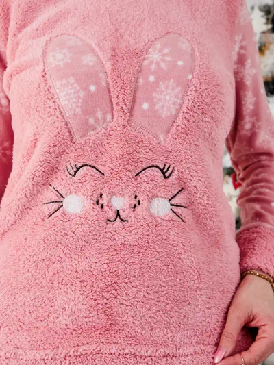 Royalfashion Жіночі піжами з зайчиком, polar-like