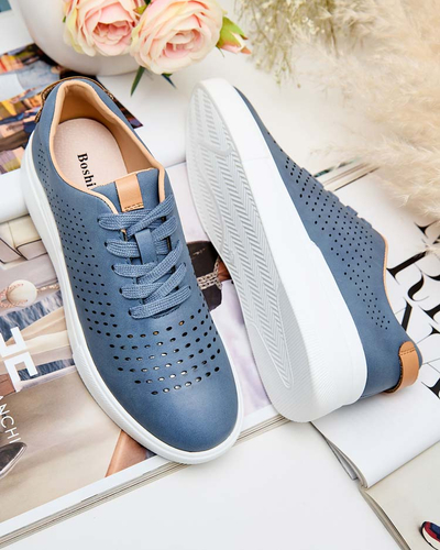 Royalfashion Dámské ažurové tenisky Deromias