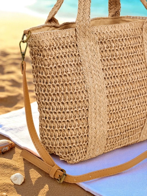 Royalfashion Велика жіноча солом'яна сумка Bella Paglia