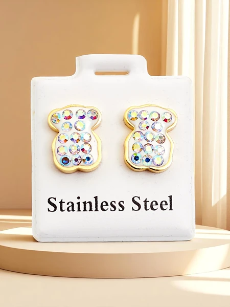 Royalfashion Dámské náušnice ve tvaru medvídka