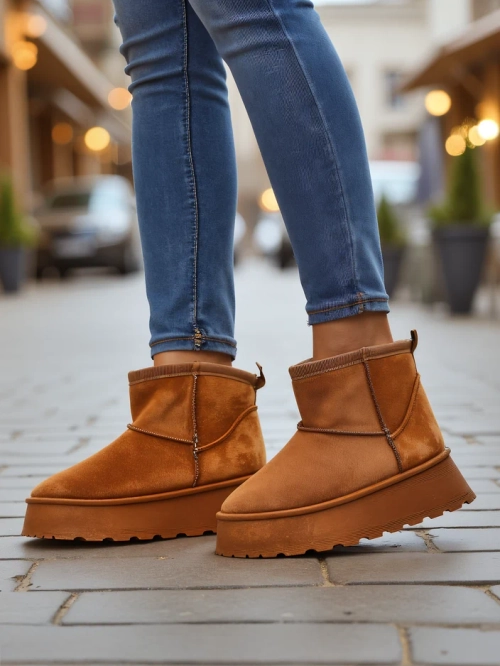 Royalfashion Короткі черевики, які нагадують жіночі снігові чоботи Fortesse