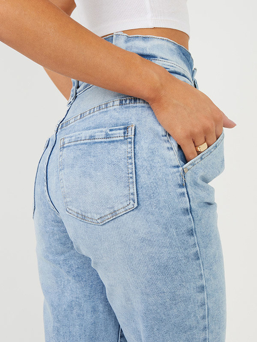 Жіночі джинси бойфренди з високою талією