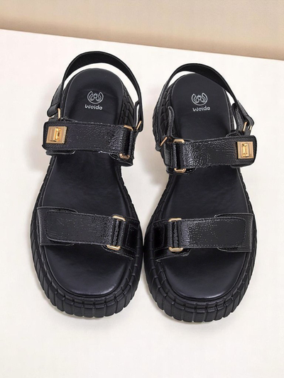 Royalfashion Dámské sandály na silnější podrážce Aganda