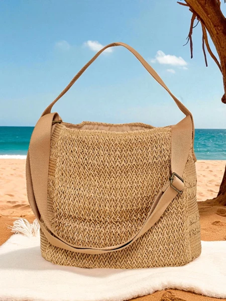 Royalfashion Velká dámská slaměná taška Nysa Ariadne