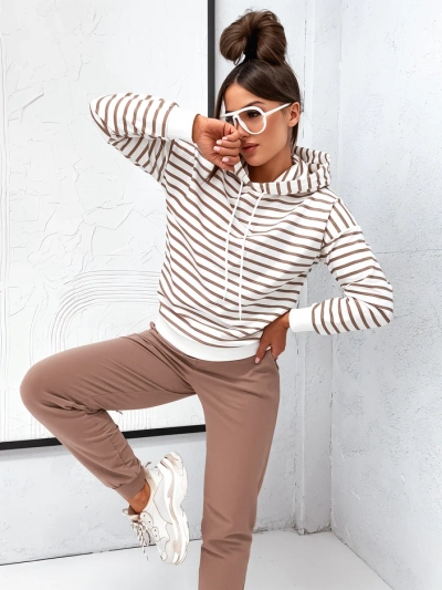 Royalfashion Dámský pruhovaný jogový set
