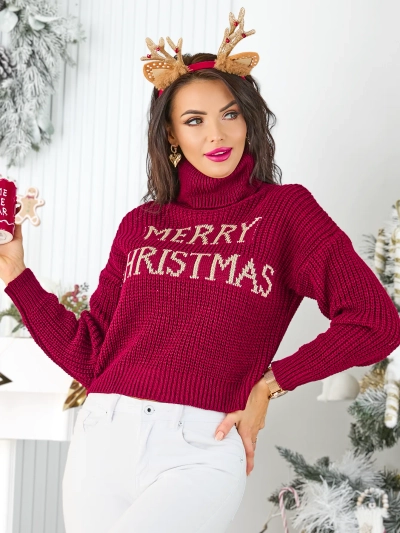Royalfashion Жіночий різдвяний светр