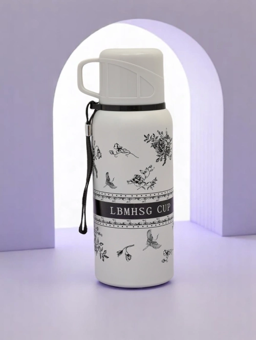 Royalfashion Термомок із чашкою Рожеве село