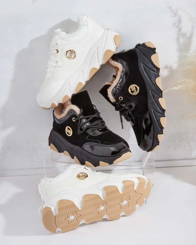 Royalfashion Dámské zateplené tenisky Caroz