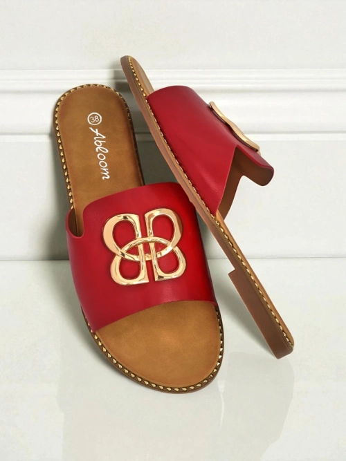 Royalfashion Жіночі тапочки на плоскій підошві Heraklia