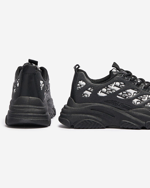 Černé dámské sportovní tenisky Zefodas- Obuv