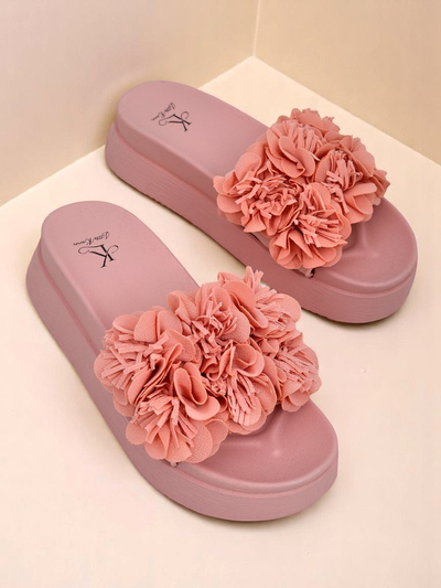Royalfashion Dámské sandály s malými květy Freesia