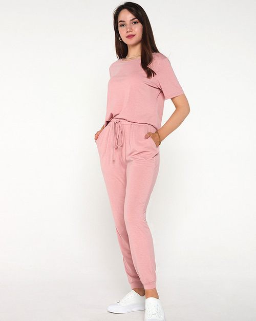 Рожевий жіночий спортивний костюм