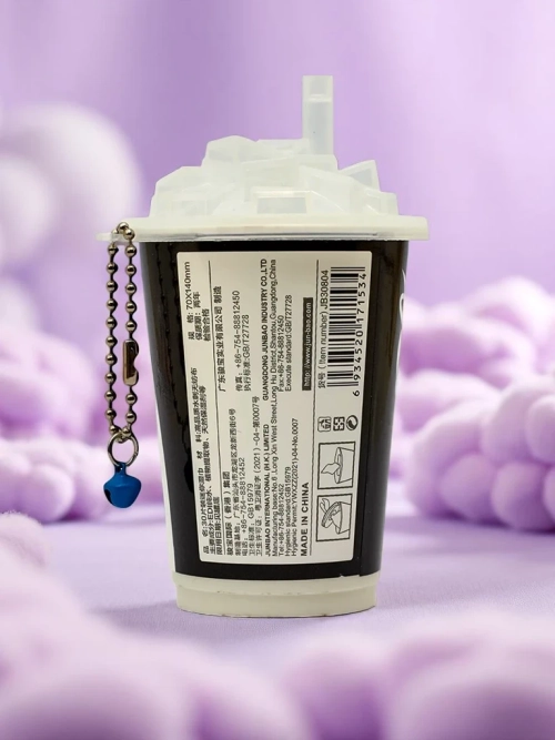 Зволожуючі серветки в декоративній упаковці у формі кришталевої чашки для морозива, 30 шт