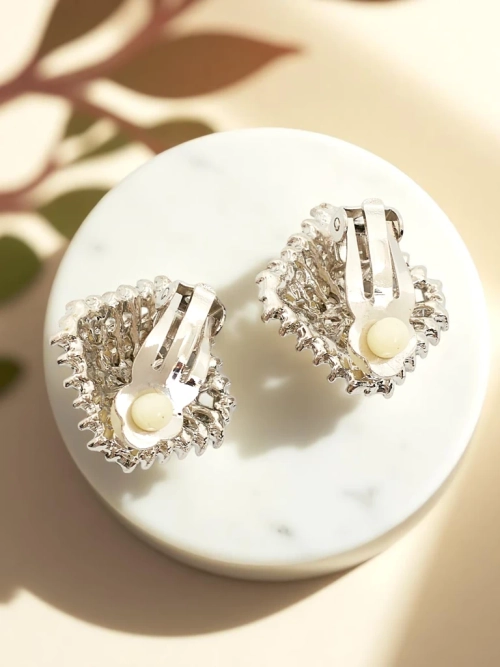 Royalfashion Жіночі кліпси з кубічним цирконієм