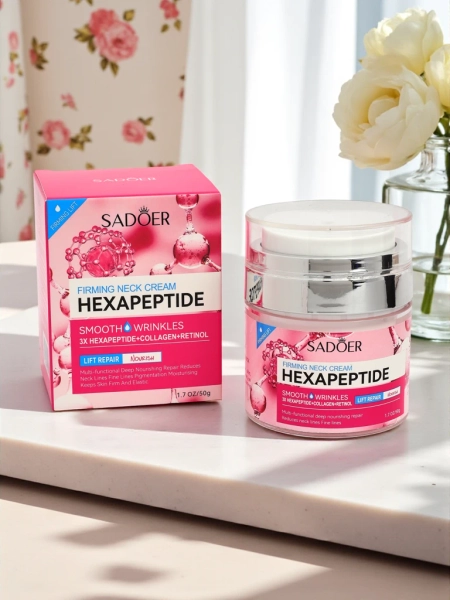 Sadoer Neptunia Hexapeptide Collagen Retinol Lifting Krém do Szyi 50ml