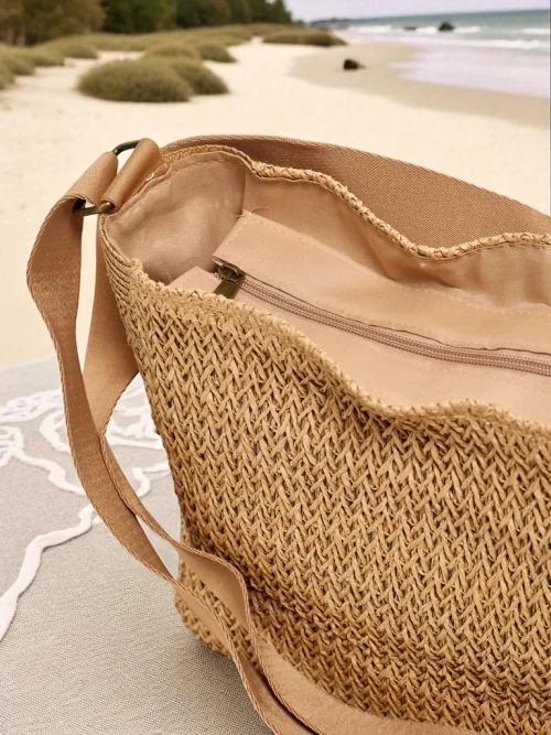 Royalfashion Велика жіноча солом'яна сумка Nysa Ariadne