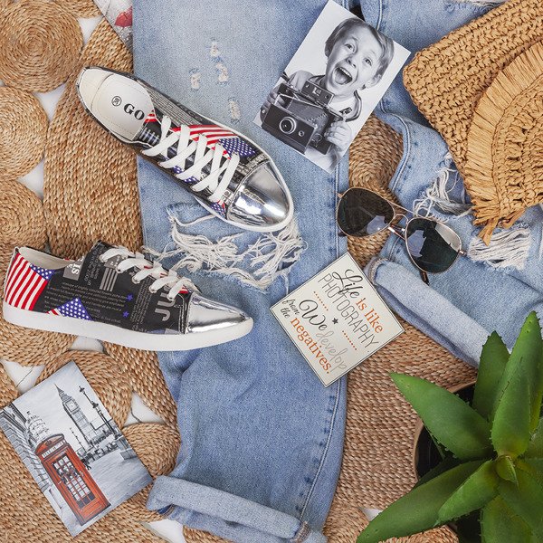 Černé tenisky Gladys - obuv