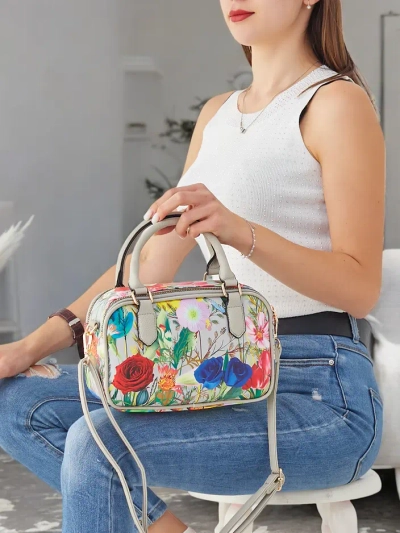 Royalfashion Květinová dámská taška typu tote