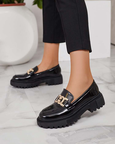 Royalfashion Жіночі лаковані мокасини Bevevra