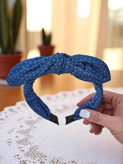 Royalfashion Čelenka s puntíkovanou mašlí Lilka