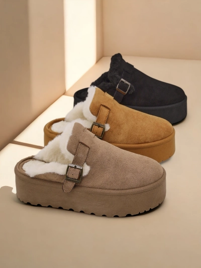 Dámské sněžné boty Royalfashion bez podpatků ve stylu sněžných bot Poctes