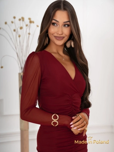 Dámské midi šaty s rozparkem Romantic Vibe