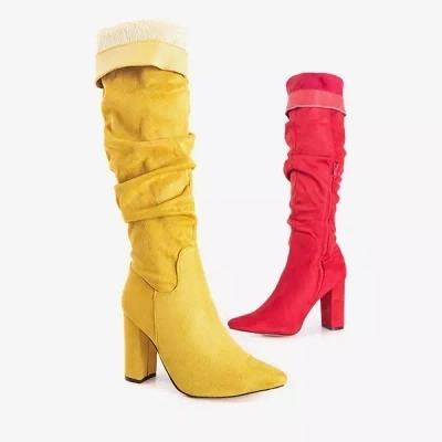 OUTLET Червоні жіночі черевики на пості Lunabell - Взуття