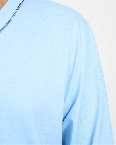 Синя чоловіча піжама на ґудзиках - Одяг