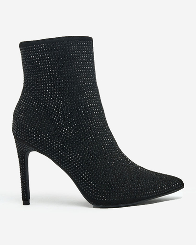 Royalfashion Dámské kozačky Lekirisa Zirconia Stiletto Boots