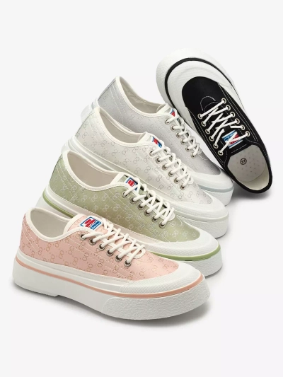 Royalfashion Білі жіночі кеди на платформі Ferriva