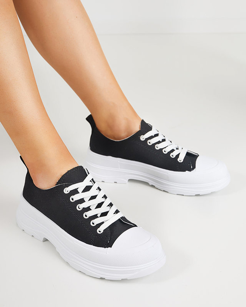 OUTLET Чорні жіночі спортивні кросівки Cresoma - Взуття