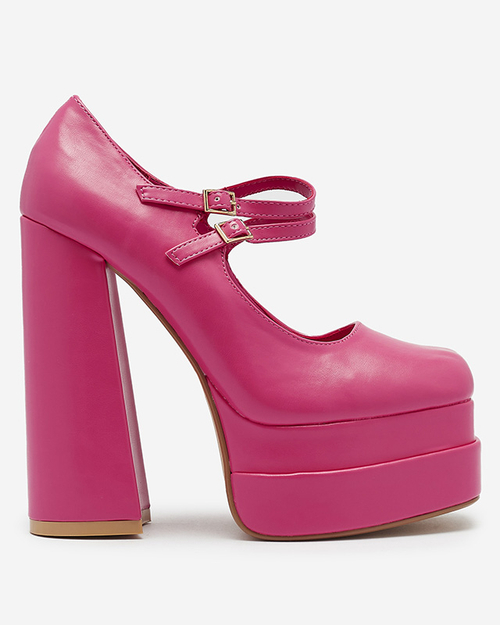 Жіночі туфлі на високій шпильці Edisa кольору фуксії - Взуття