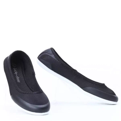 OUTLET Чорні спортивні балерини Bristol-Shoes