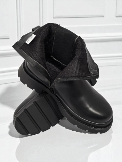 Високі жіночі ботильйони з екошкіри Pearl Mist