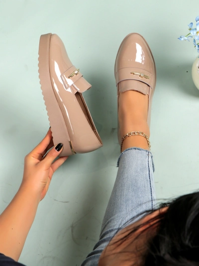 Royalfashion Жіночі лаковані мокасини Arefel