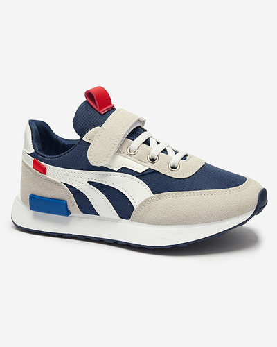 Dětská sportovní obuv v tmavě modrošedé barvě Kaxo- Obuv