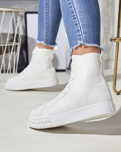 Білі жіночі спортивні туфлі Feieef- Footwear