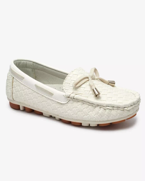 Білі дитячі мокасини Dannad- Footwear