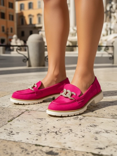 Royalfashion Elegantní dámské mokasíny Bornello