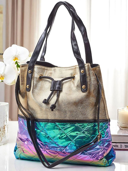 Royalfashion Velká dámská kabelka Golden Luxe Shopper