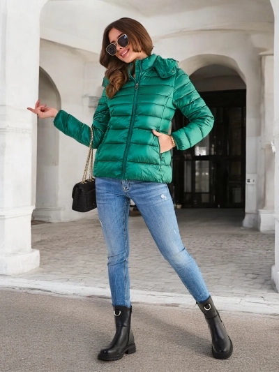 Royalfashion Жіноча стьобана зимова куртка