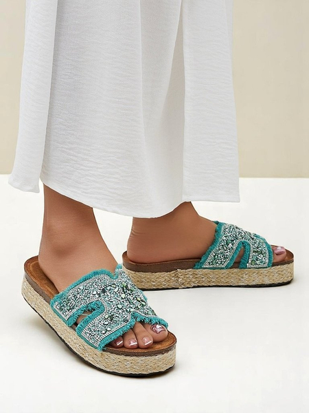 Royalfashion Dámské sandály s ozdobami Candy Candy