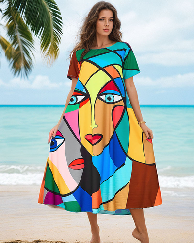 Жіноча сукня з візерунчастим принтом Royalfashion