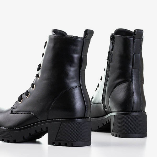 Чорні жіночі робітники з екошкіри Мінна - Взуття