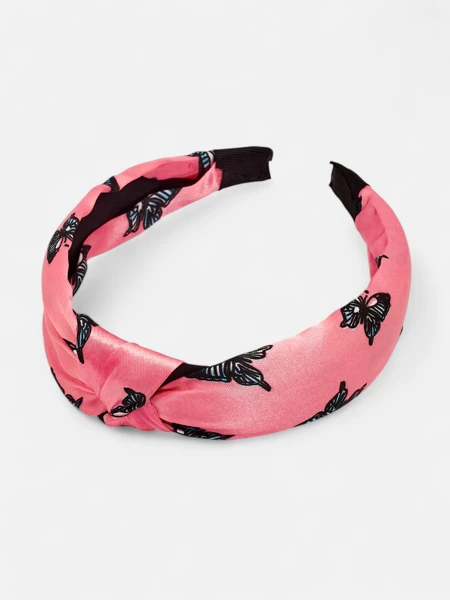 Royalfashion Kostkovaná čelenka do vlasů s motýly Butterfly Weave