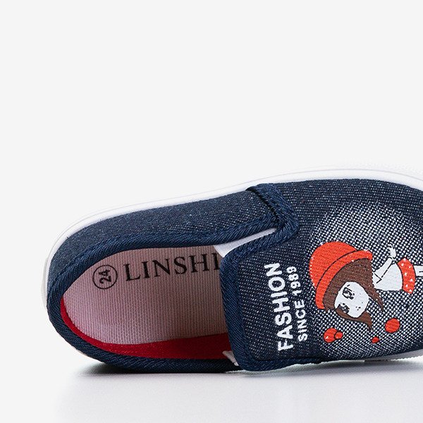 Dětské námořnické modré tílko s potiskem Sola - Obuv