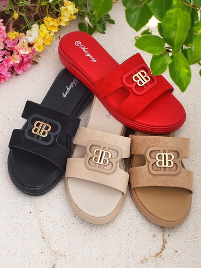 Royalfashion Dámské pantofle na ploché podrážce ChicStep